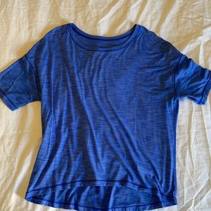Lululemon tshirt, size 6, blue